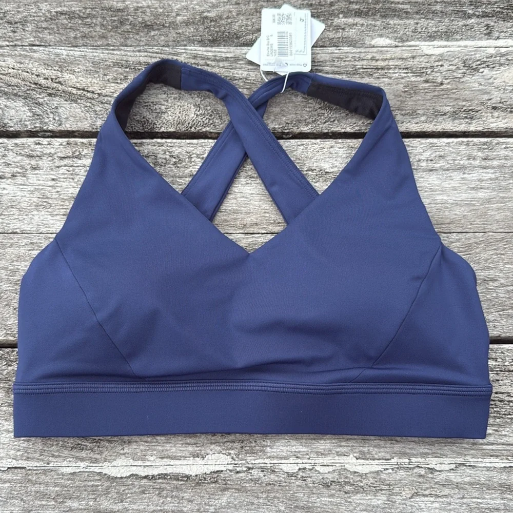 Lululemon Envital Bra Sports Bra B/C Cup Night Sea Blue NWT Size 6 🌊🐬